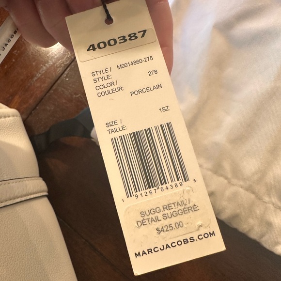 NWT Marc Jacob Leather White Handbag - Picture 15 of 17